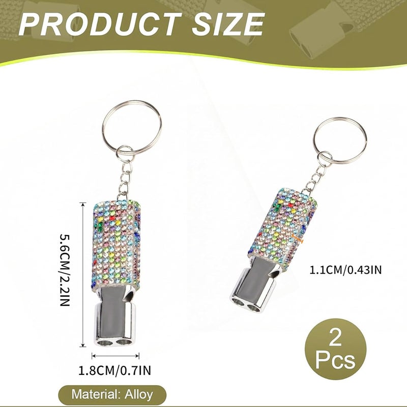 Binboll Double-Tube Whistle Aluminum Alloy Survival Whistle for Outdoor Needs Sports Referee Emergency - Image 3